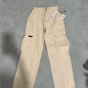 Urban Outfitters Beige Cargo Pants